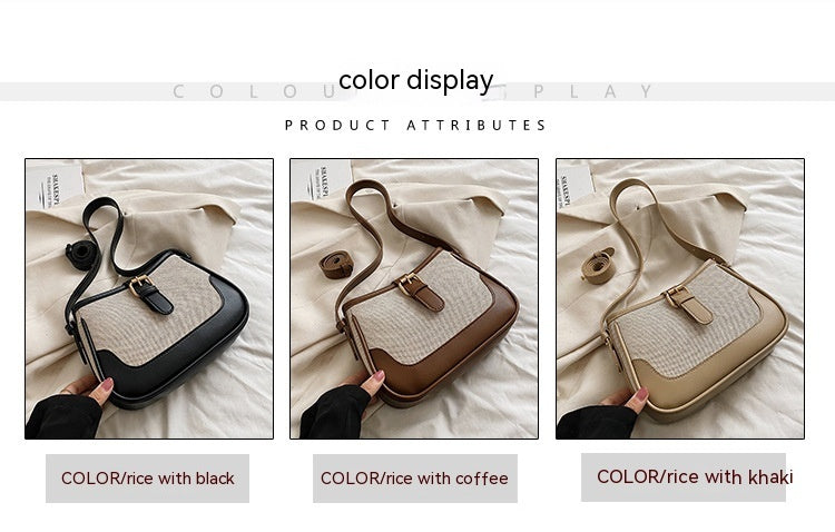 Advanced Texture Shoulder Cross Square Crossbody Bag