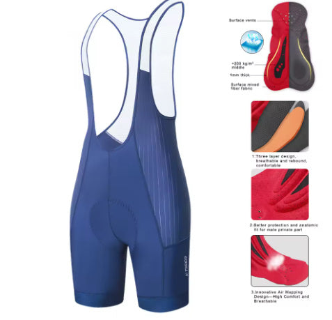 Suspender Pants Race Highway Cyclist Coat