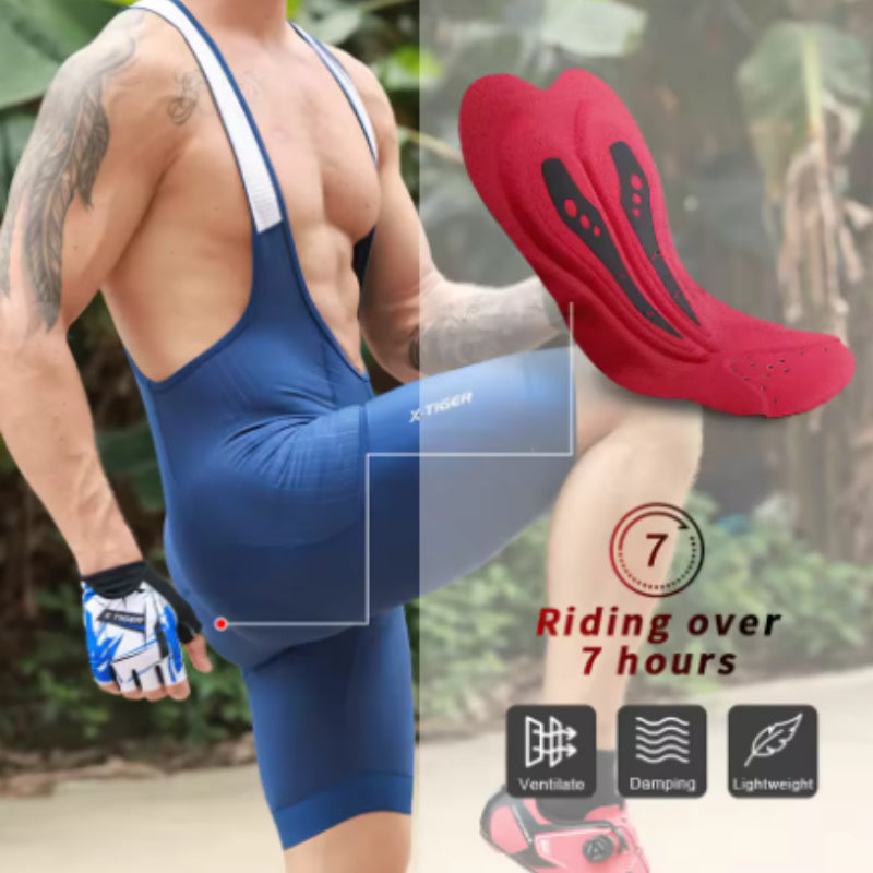 Suspender Pants Race Highway Cyclist Coat