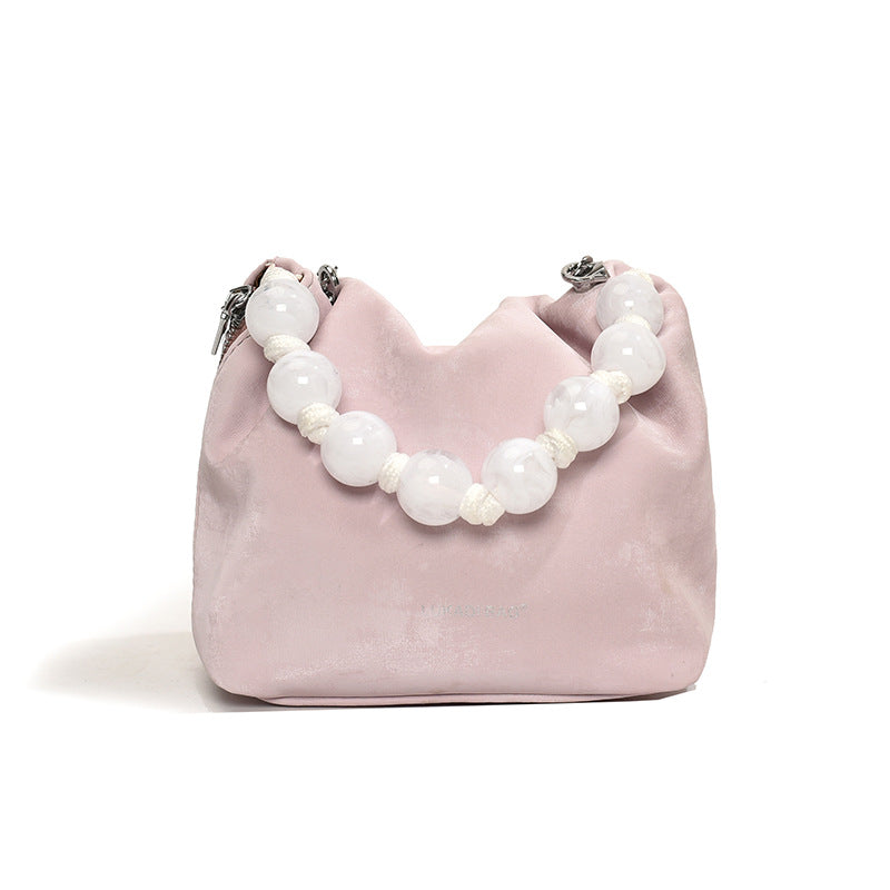 Women's Chain Pearl Hand Crossbody Bag