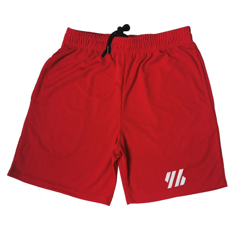 Metal Silk Fabric Sports Shorts Running Loose