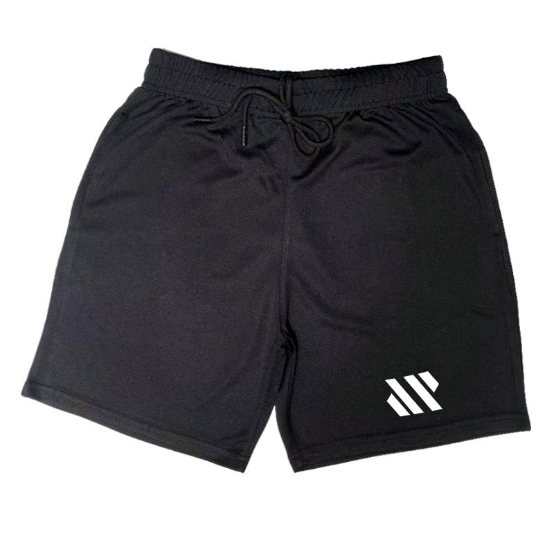 Metal Silk Fabric Sports Shorts Running Loose