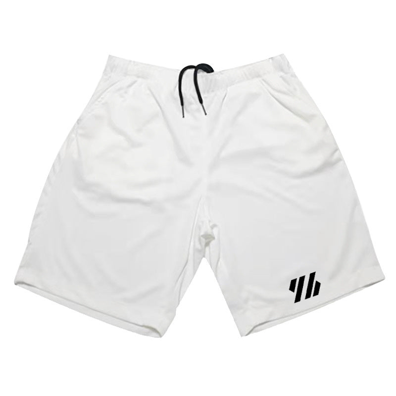 Metal Silk Fabric Sports Shorts Running Loose