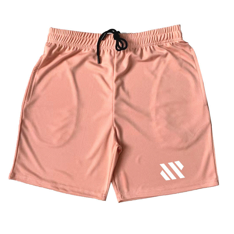 Metal Silk Fabric Sports Shorts Running Loose