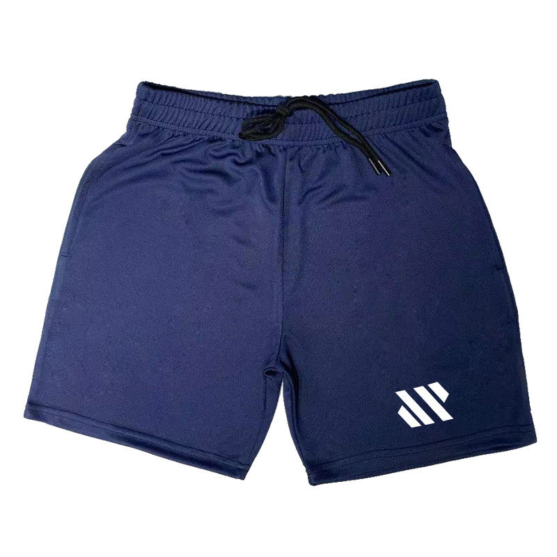 Metal Silk Fabric Sports Shorts Running Loose