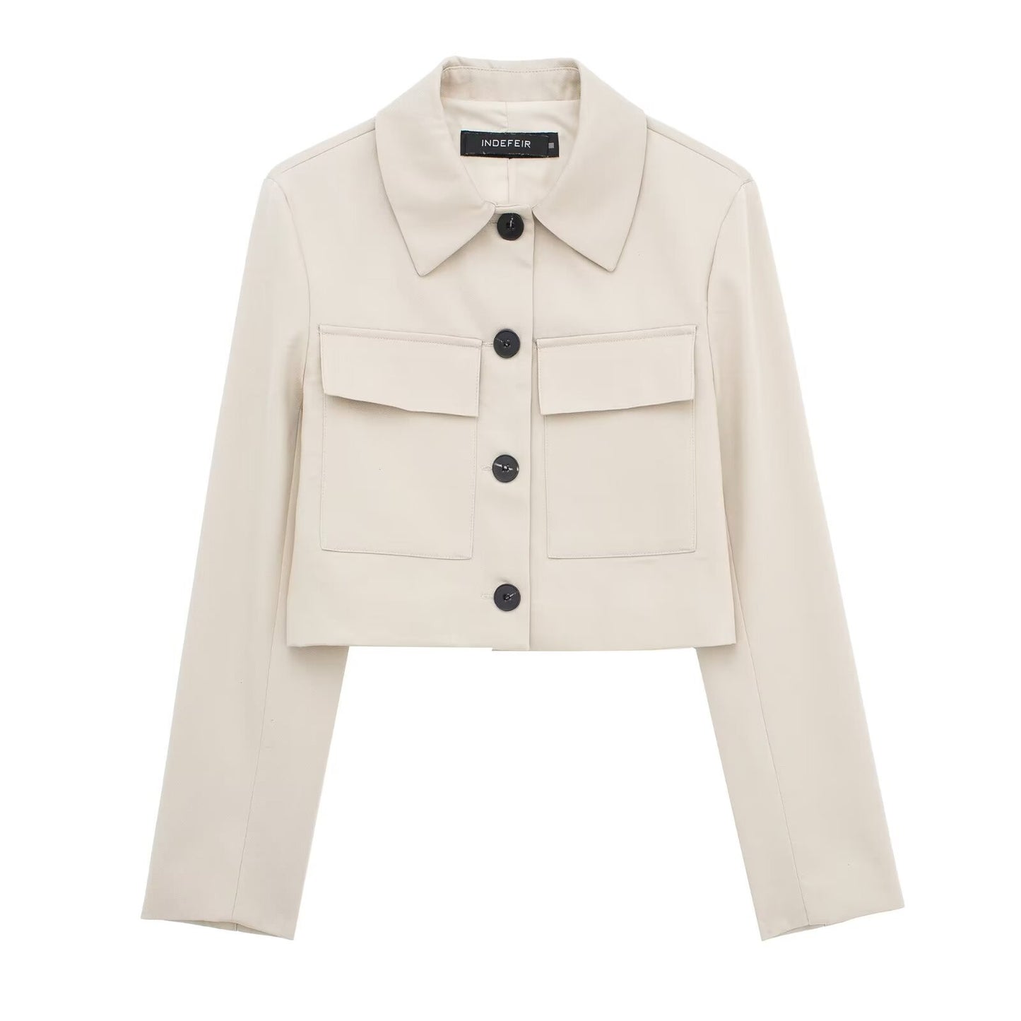 Women's Short Jacket High Waist Straight Casual Suit