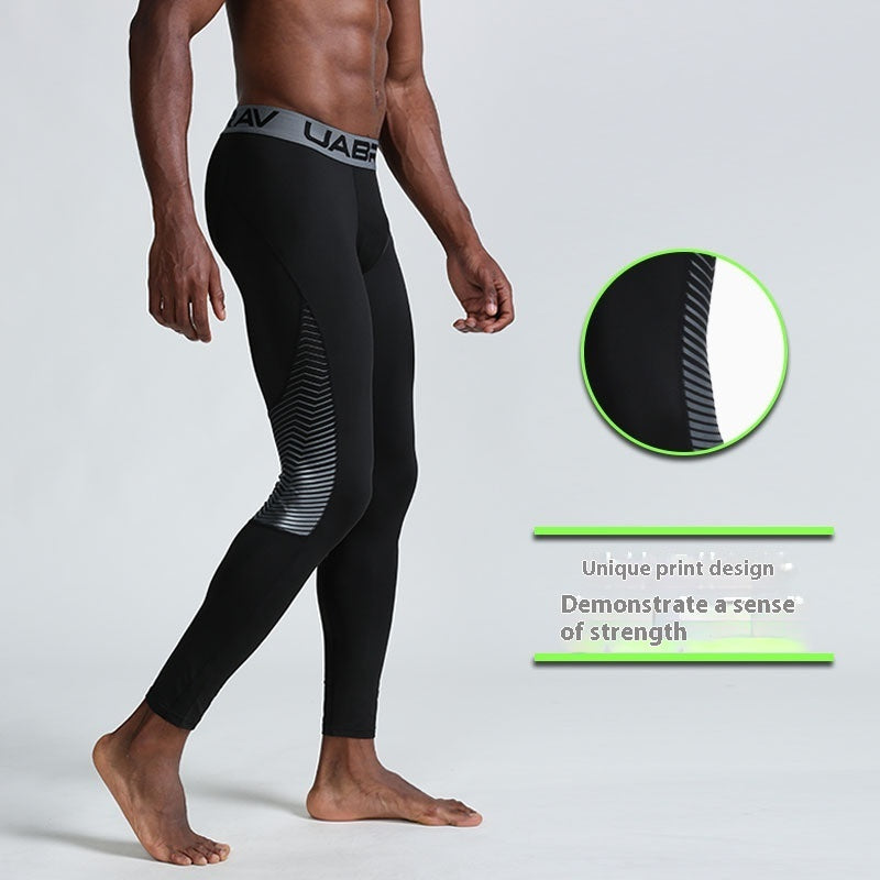 Men's Training Compression Bottoming Quick-dry Basketball Sports Tights