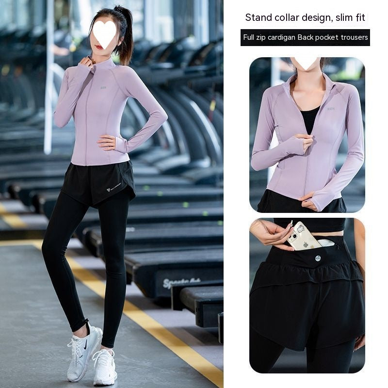 Running Outfit Women's Morning Jogging Quick-drying Professional Control Clothing