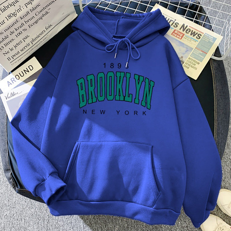 Brooklyn New York Printed Women Hoodie