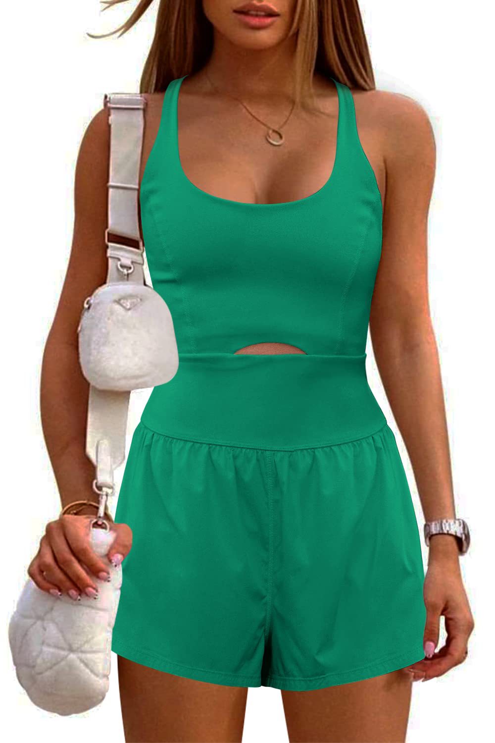 Outdoor Sports Women's Shorts Vest Casual Jumpsuit