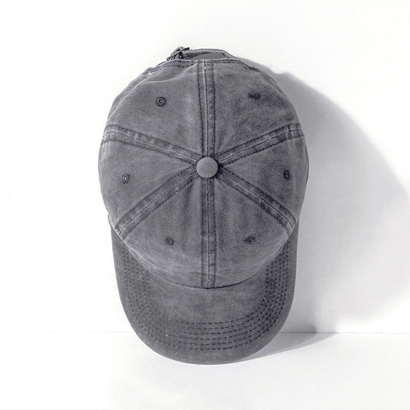 Men And Women's Fashion Washed Old Curved Brim Baseball Hat