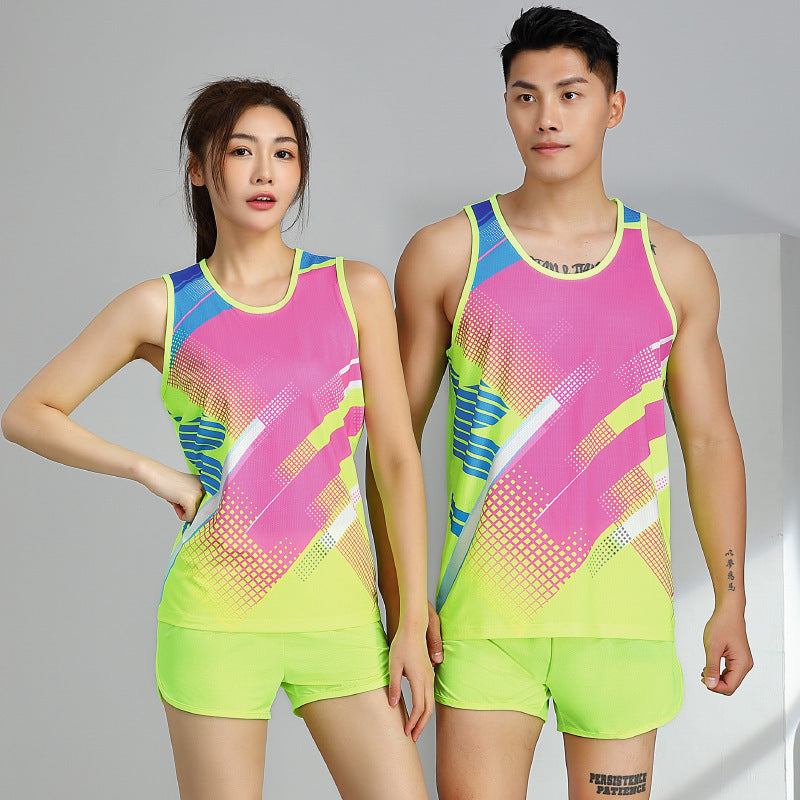 Men's And Women's Fashion Training Workout Clothes Suit