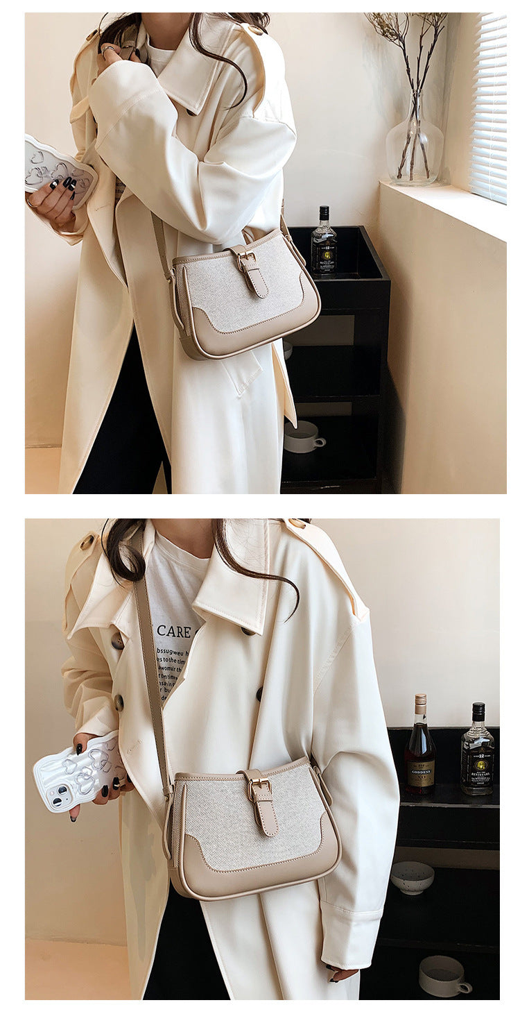 Advanced Texture Shoulder Cross Square Crossbody Bag