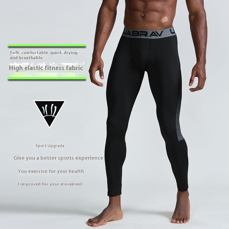 Men's Training Compression Bottoming Quick-dry Basketball Sports Tights