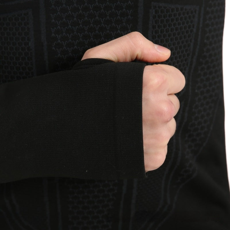 Seamless Top Pocket Cap Rain-proof Fitness Yoga Leggings Suit