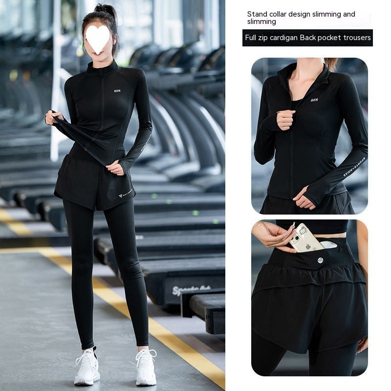 Running Outfit Women's Morning Jogging Quick-drying Professional Control Clothing