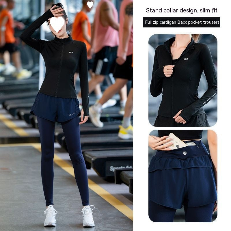 Running Outfit Women's Morning Jogging Quick-drying Professional Control Clothing