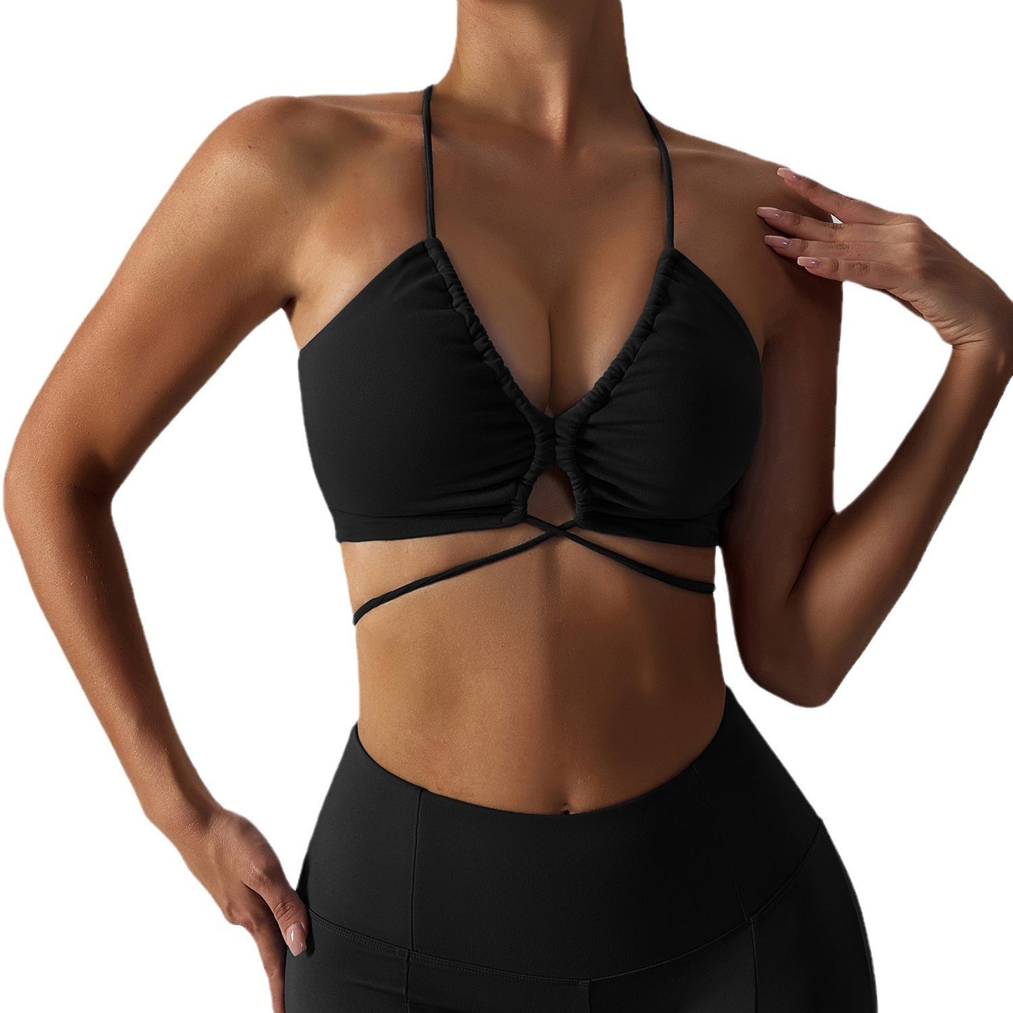 Camisole Yoga Bra Outer Wear Strap Beauty Back Suit