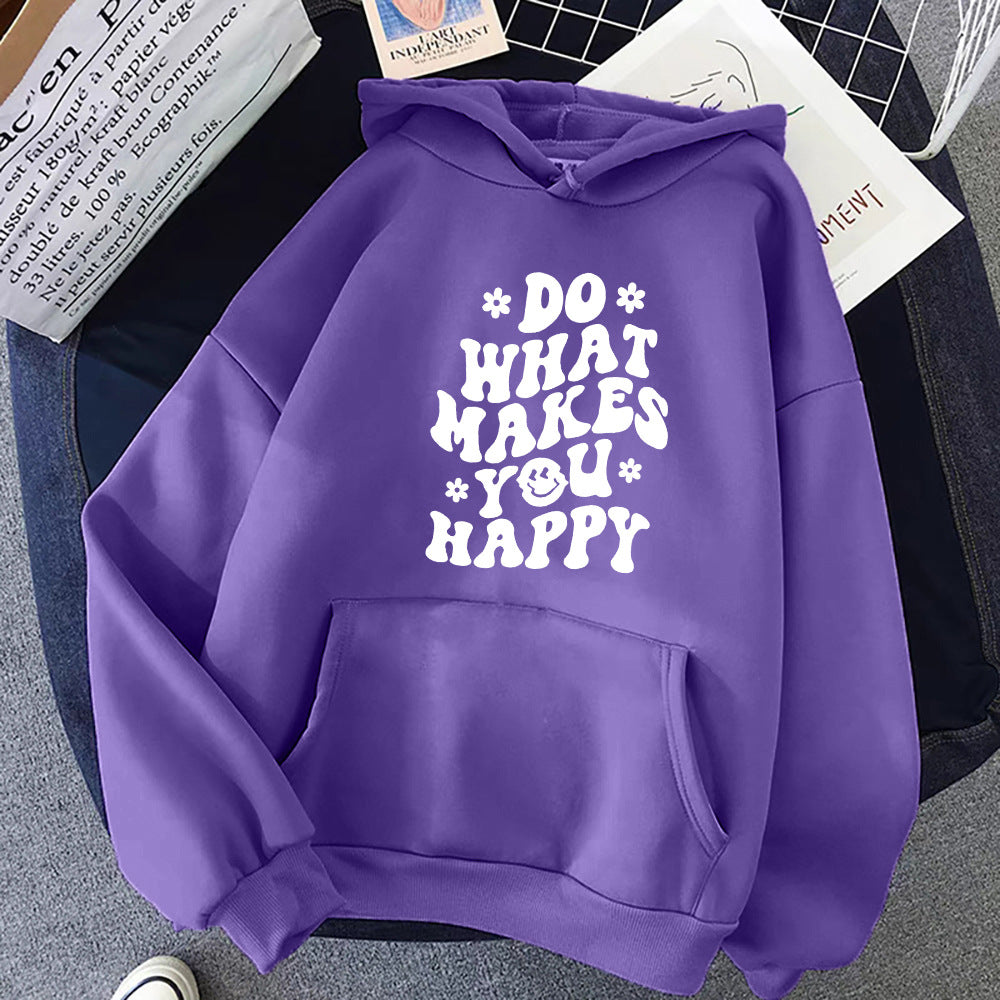 Casual Printed Women's Hoodie