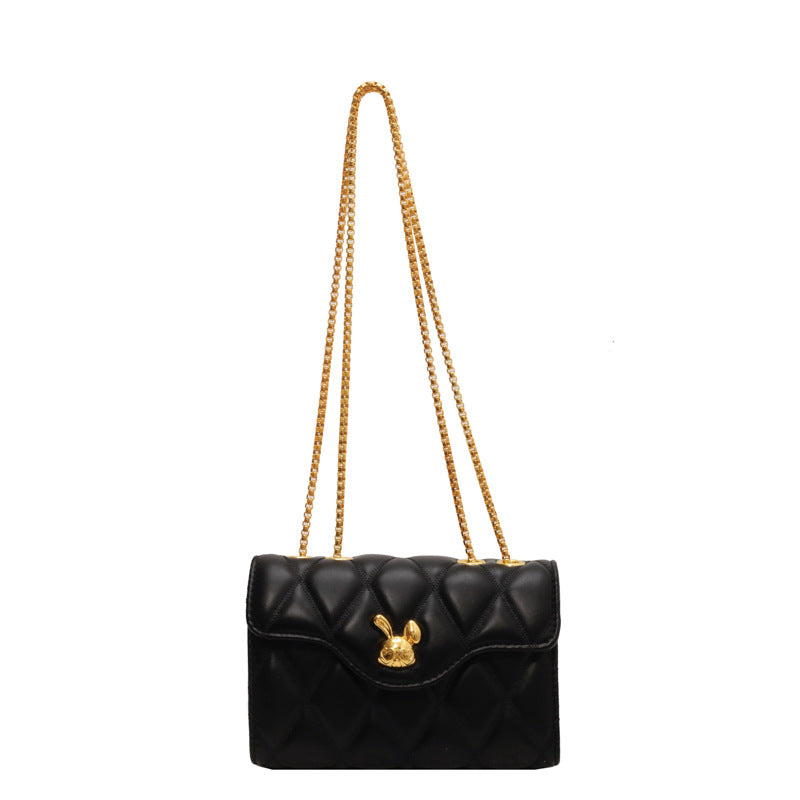 Women's Fashion Diamond Chain Small Square Bag