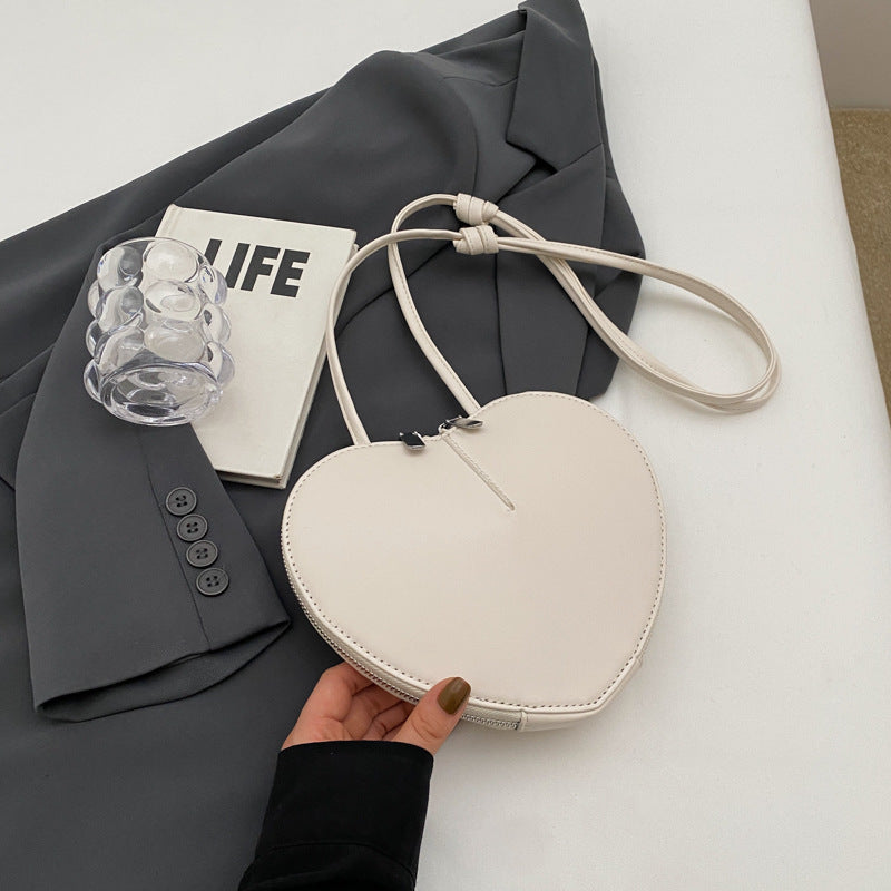 Versatile Crossbody Mini Heart Underarm Bag