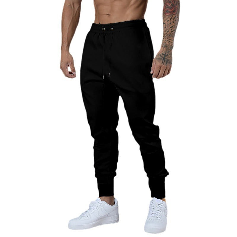 European And American Ankle-tied Men's Fitness Casual Pants