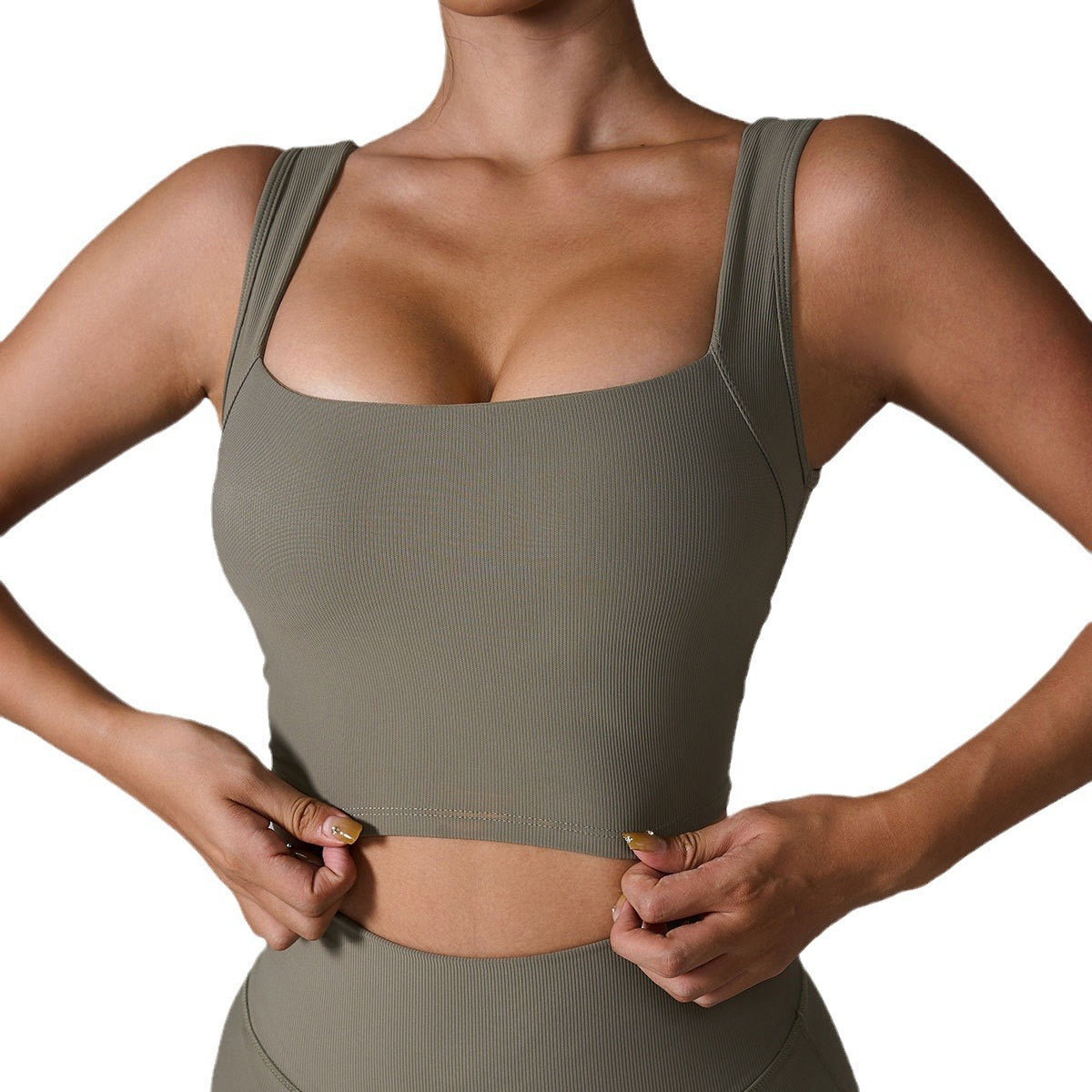 Quick-drying Fitness Vest One-piece Back Hollow Shockproof Yoga Clothes