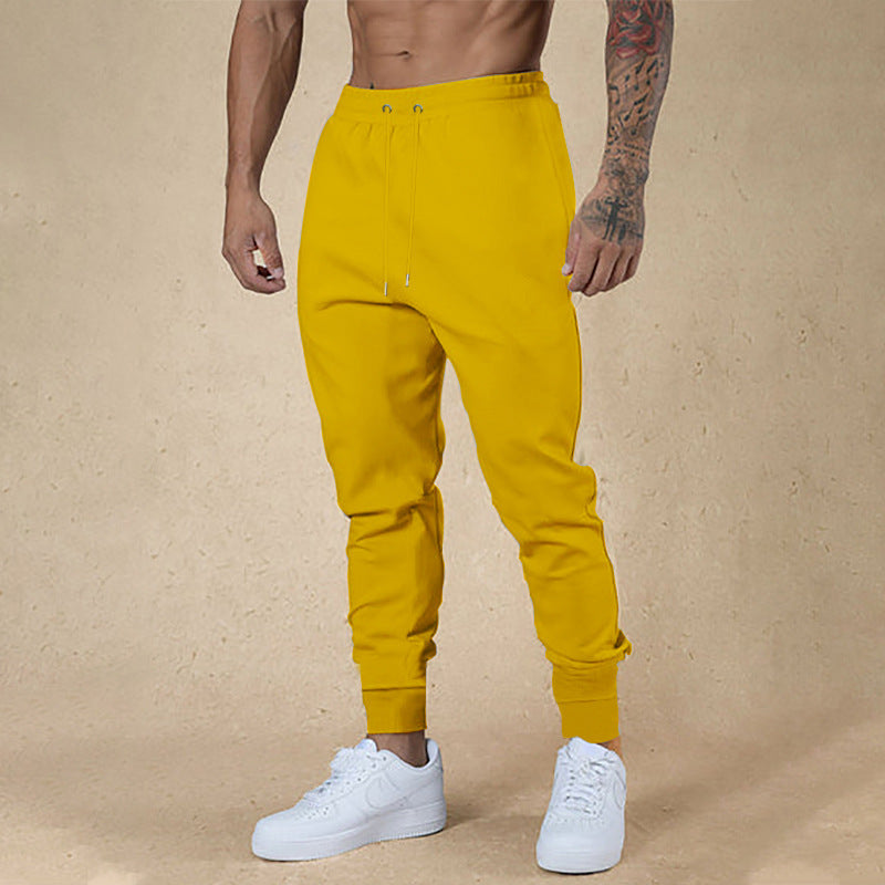 European And American Ankle-tied Men's Fitness Casual Pants