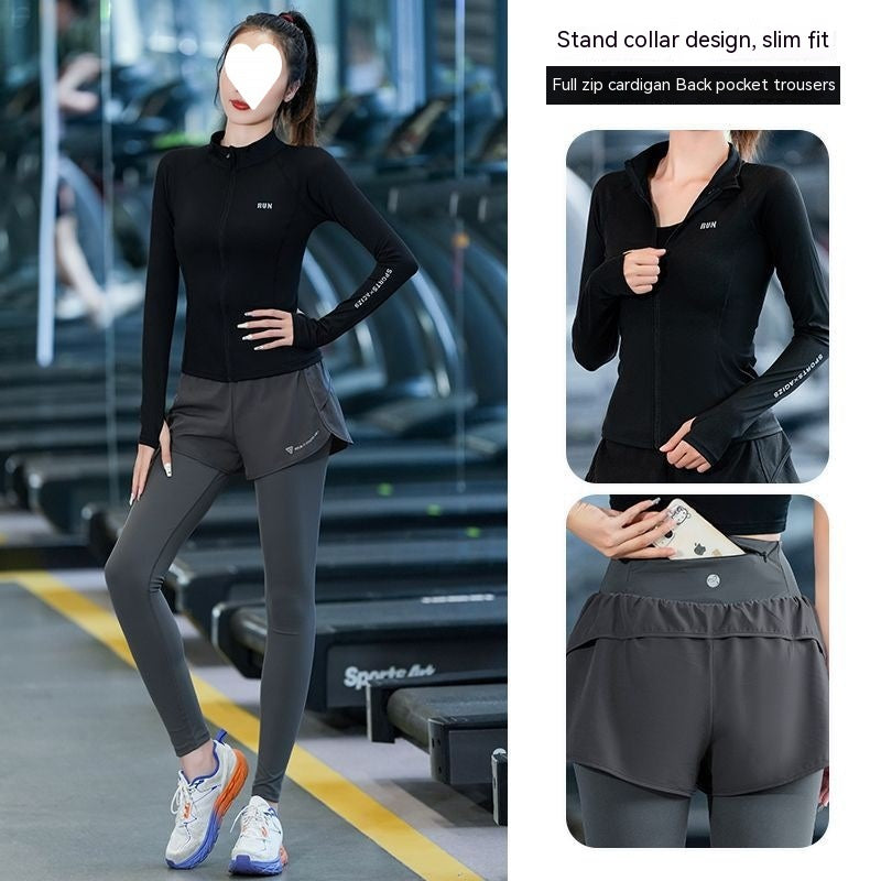 Running Outfit Women's Morning Jogging Quick-drying Professional Control Clothing