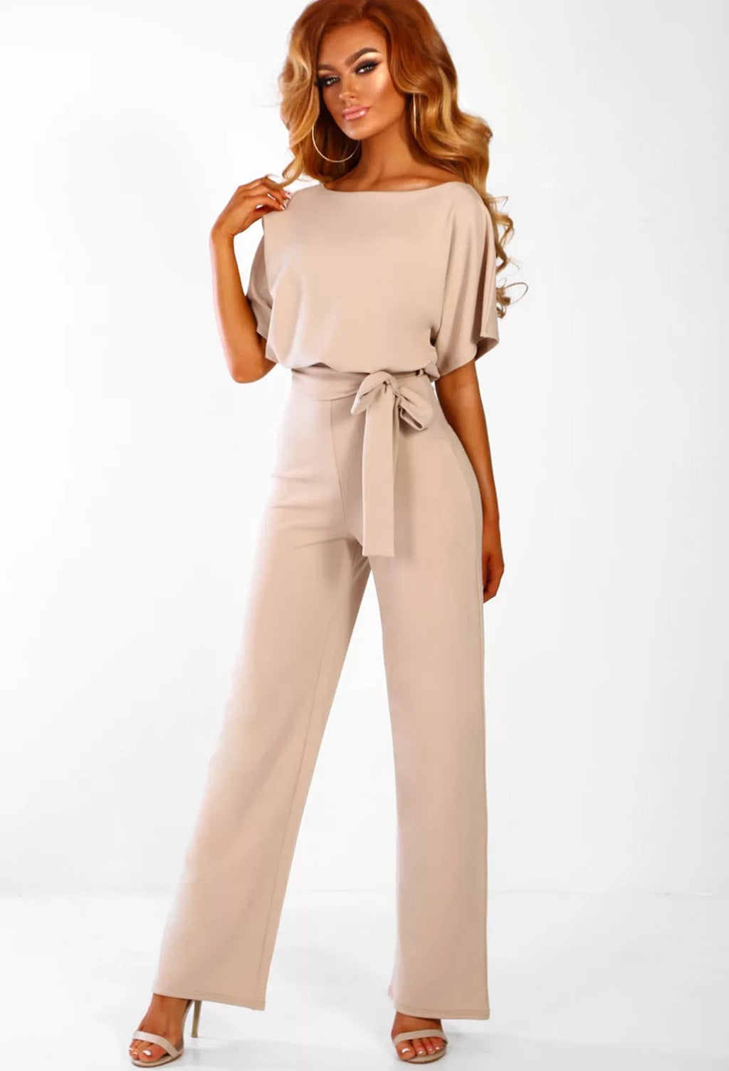 Women's Angel Sleeve Jumpsuit. Comes in 7 Colors