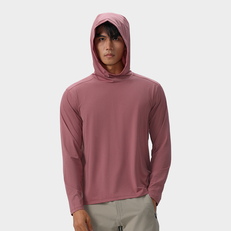 Outdoor Lightweight Breathable Sports Quick-drying Hooded Sweater