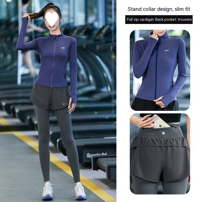 Running Outfit Women's Morning Jogging Quick-drying Professional Control Clothing