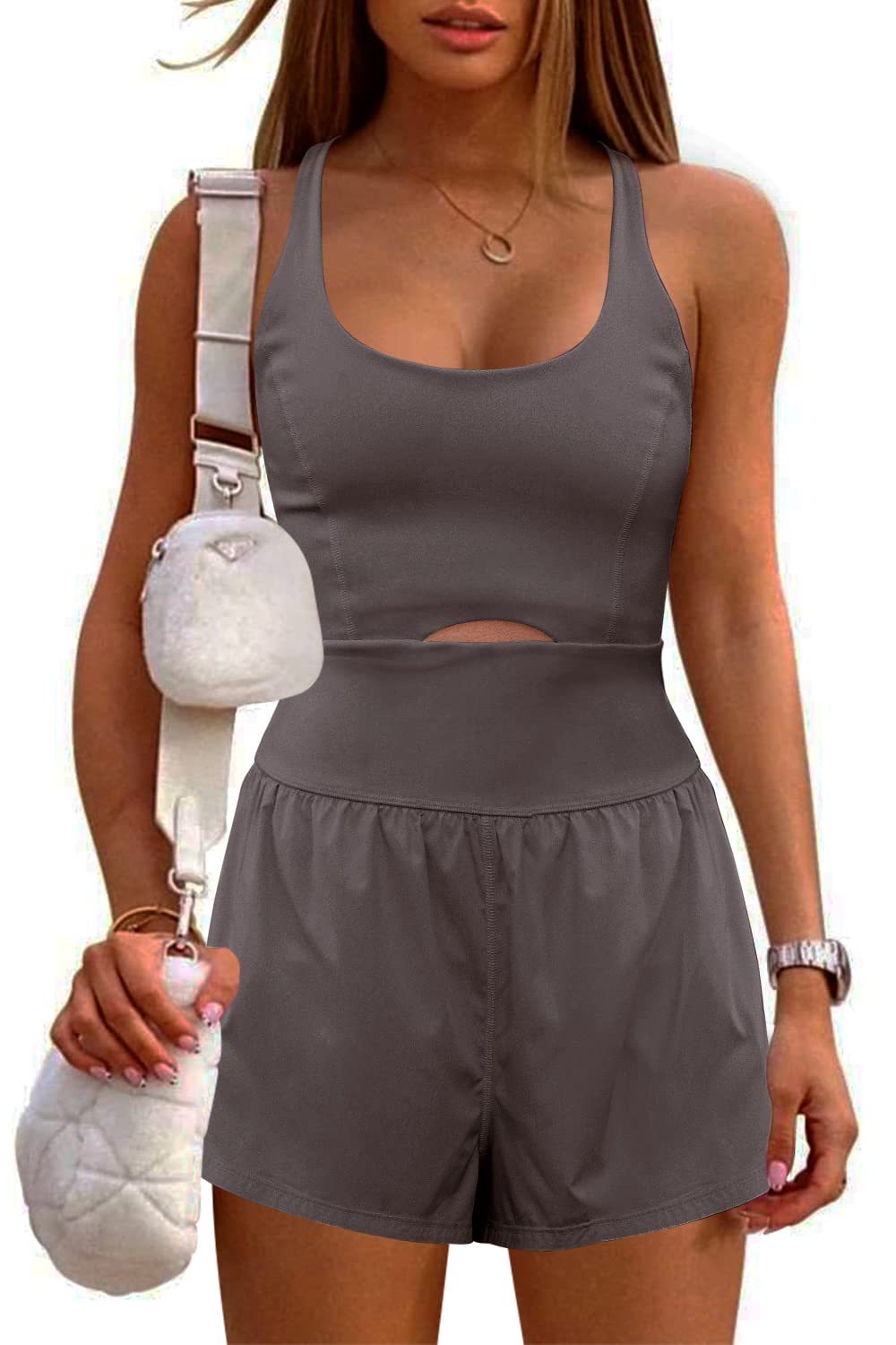 Outdoor Sports Women's Shorts Vest Casual Jumpsuit