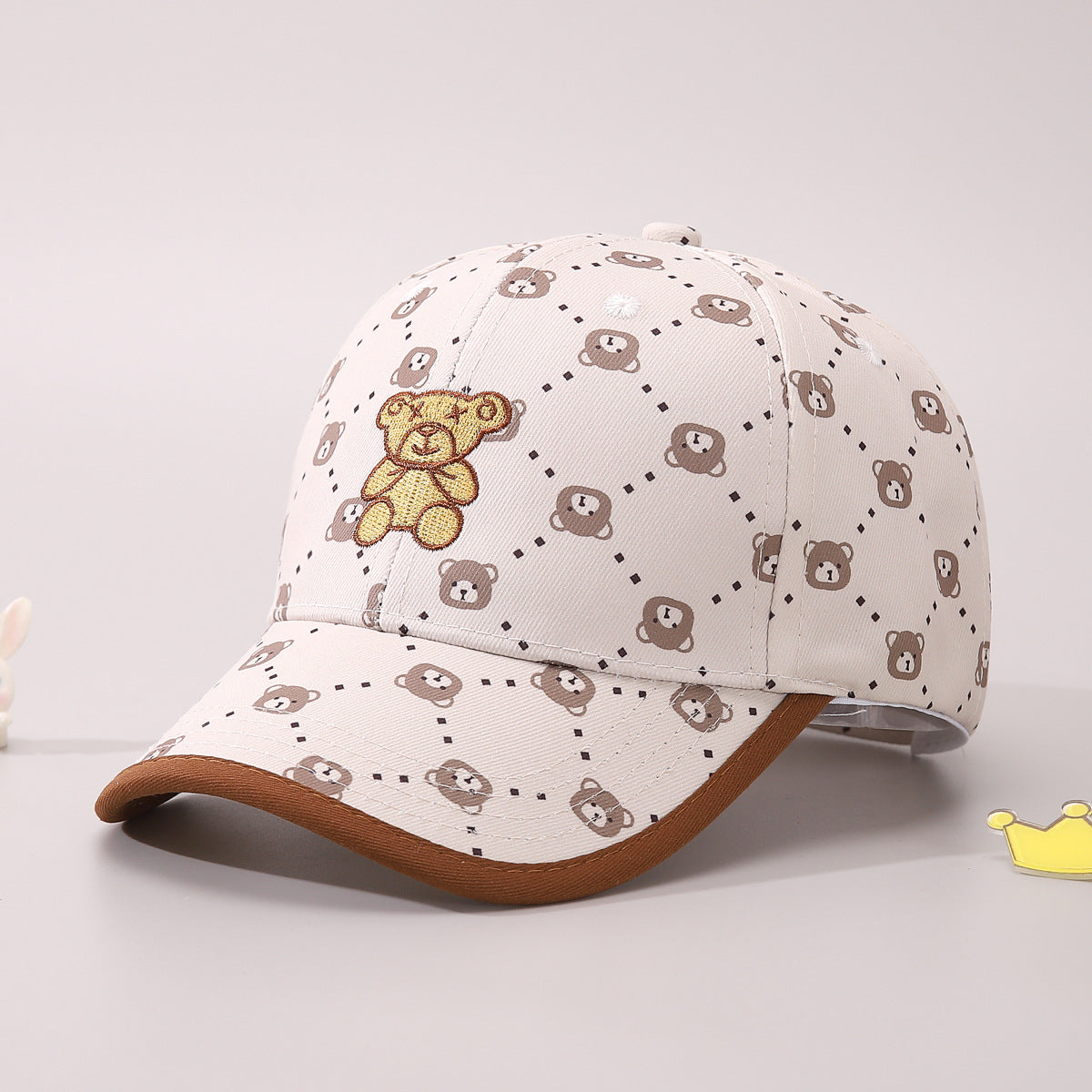 Children's Bear Sun Protection With Peaked Cap