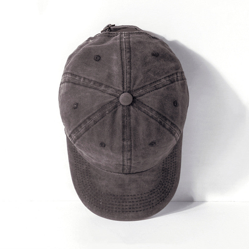 Men And Women's Fashion Washed Old Curved Brim Baseball Hat