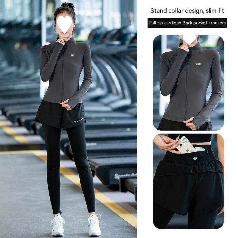 Running Outfit Women's Morning Jogging Quick-drying Professional Control Clothing